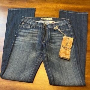 NWT KanCan Embroidered Pocket Boot Cut Jeans